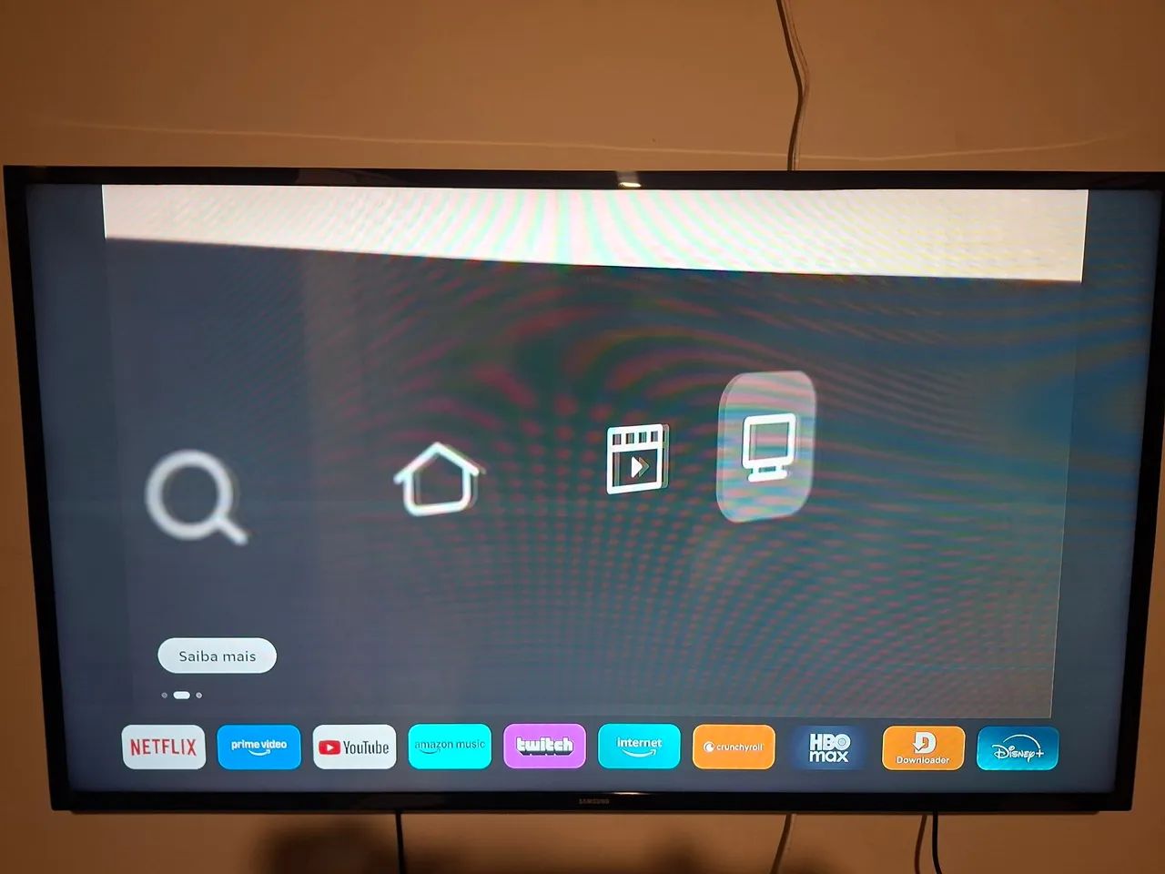 Smart Tv Samsung 48 polegadas com linhas na tela - Foto 3