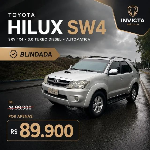 Toyota Hilux Hilux SW4 SRV D4-D 4x4 3.0 TDI Dies. Aut 2007