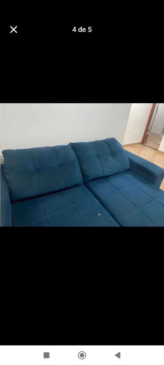 Sofa retrátil semi novo  2,50 de largura 