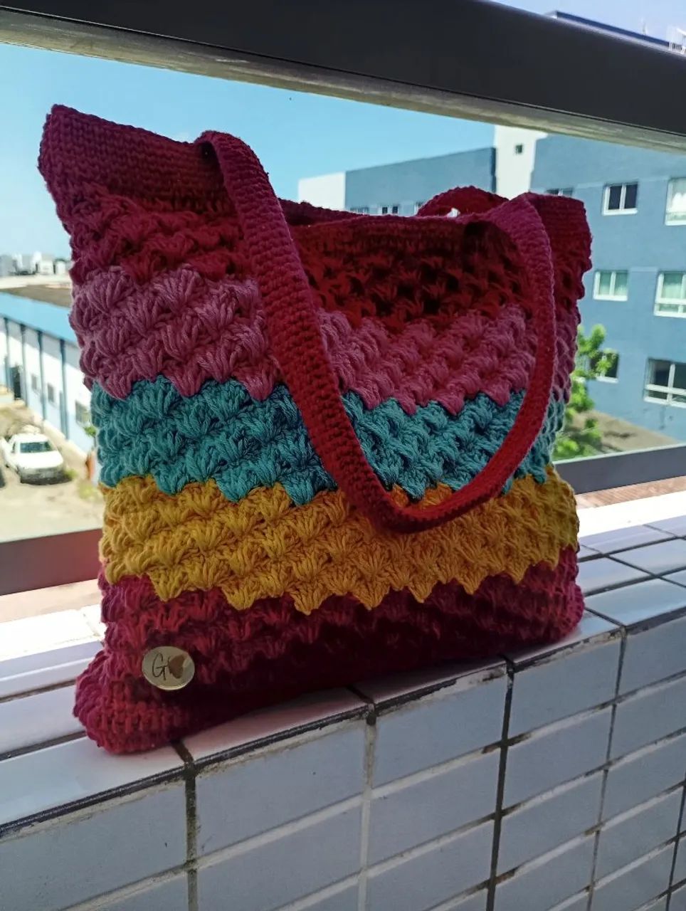 Bolsa de crochê  - Foto 2