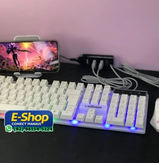 Kit Gamer Teclado + Mouse Usb +RGB / Completo