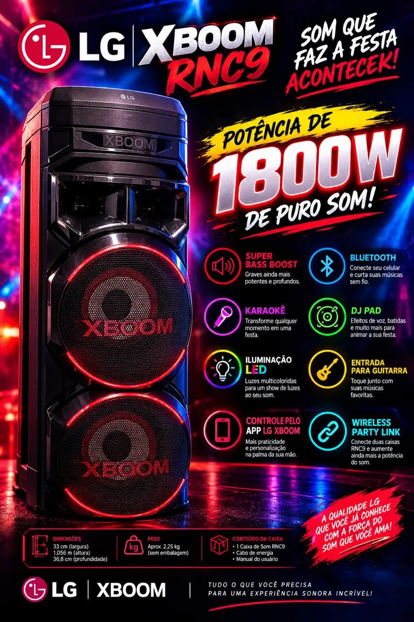 Som LG RNC9 1800w