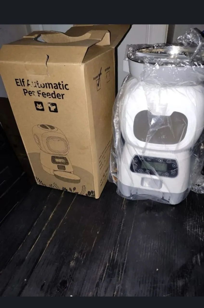 Alimentador automático para Pets Elf automatic Pet Feeder somente venda<br><br> - Foto 3