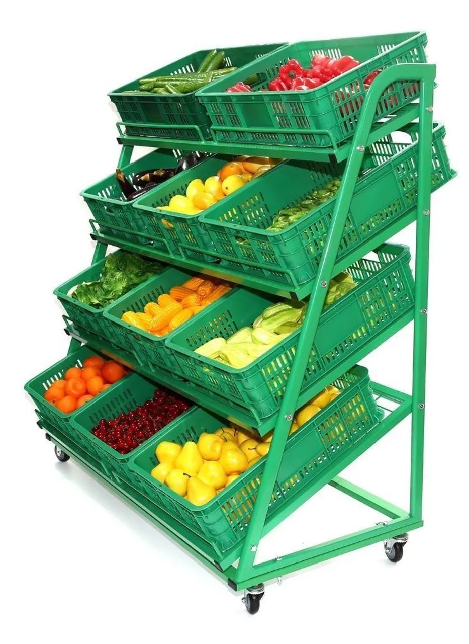 Expositores  de verduras e frutas 