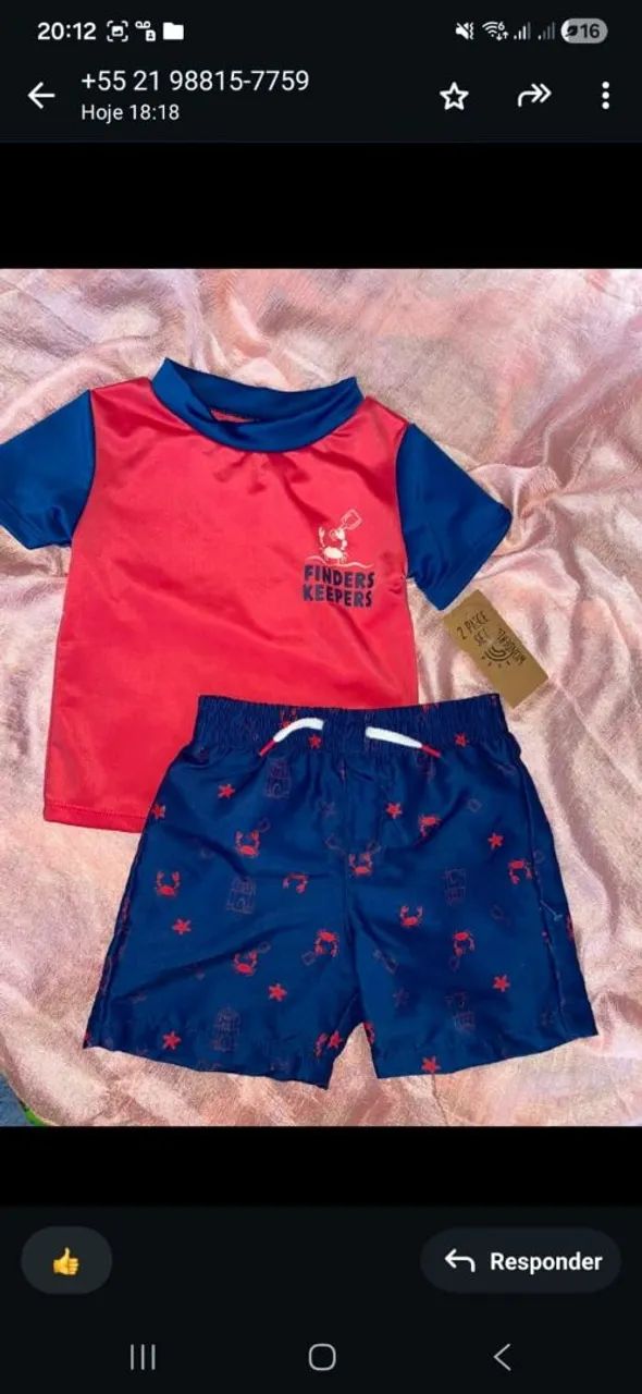 Roupa Bb Carters e outras