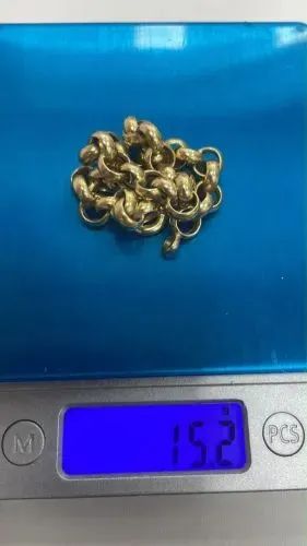Pulseira Elo Português Ouro 18K - 15gr - Foto 3