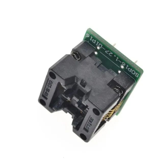 Adaptador Smd Soic8 Sop8 Para Dip8 Eprom 200mil - Foto 5