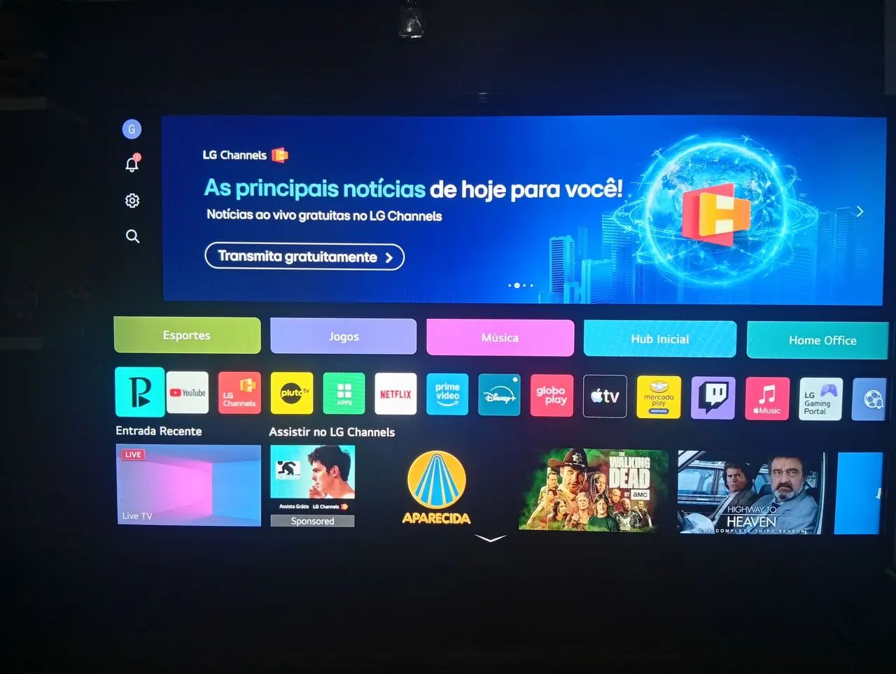 Smart TV LG 43 polegadas com garantia  - Foto 4
