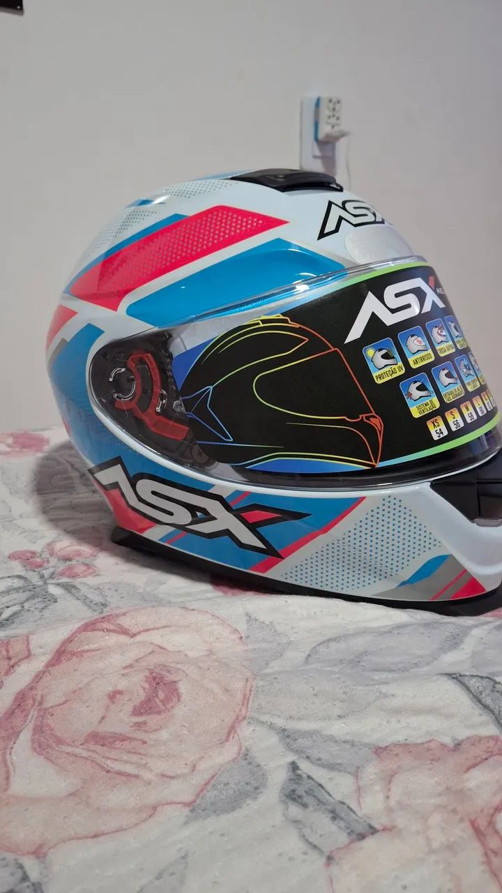 Capacete Feminino ASX NOVO!! - Foto 3