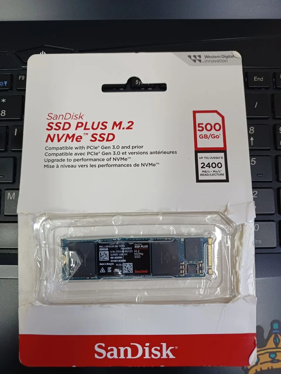 SSD Nvme SanDisk 500GB - Foto 2