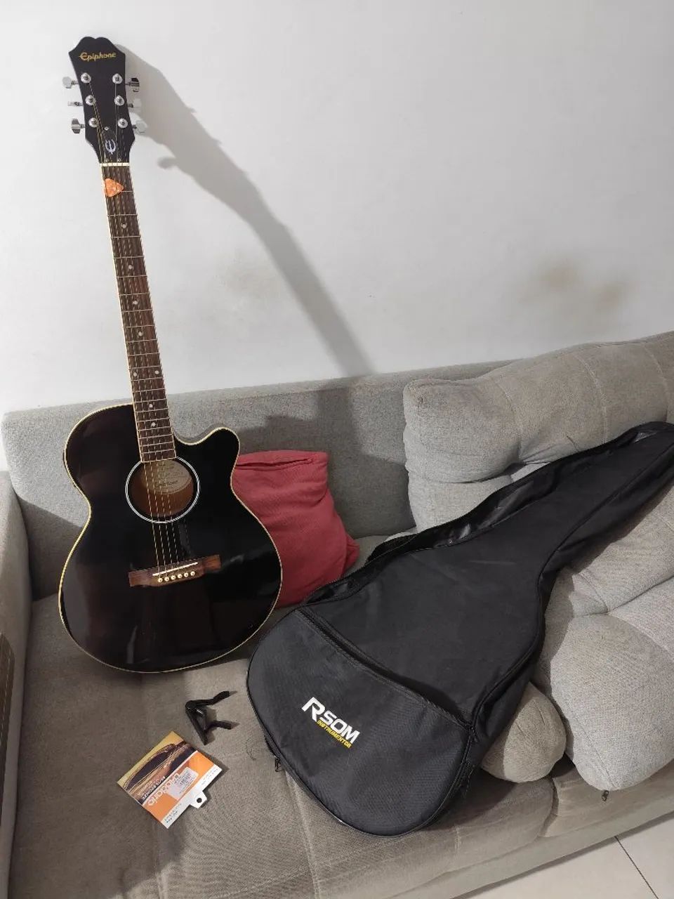 Vendo violão epiphone PR-4E LTD EB