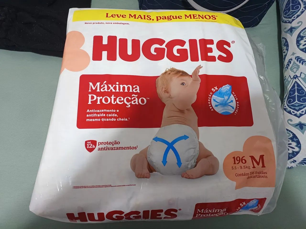 Fralda M Huggies 