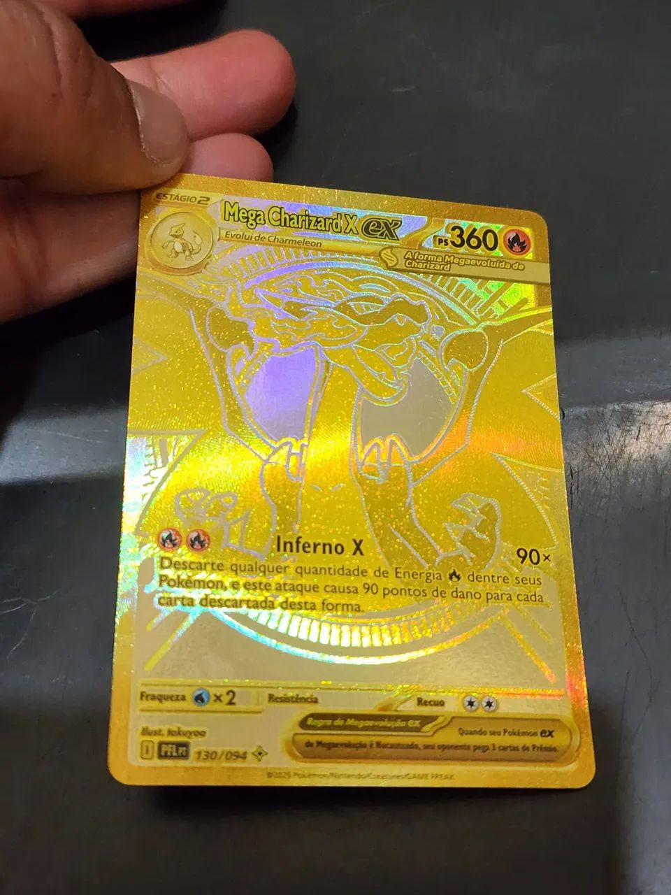 Pokemon tcg Mega Charizard X ex 130/094 - Foto 4