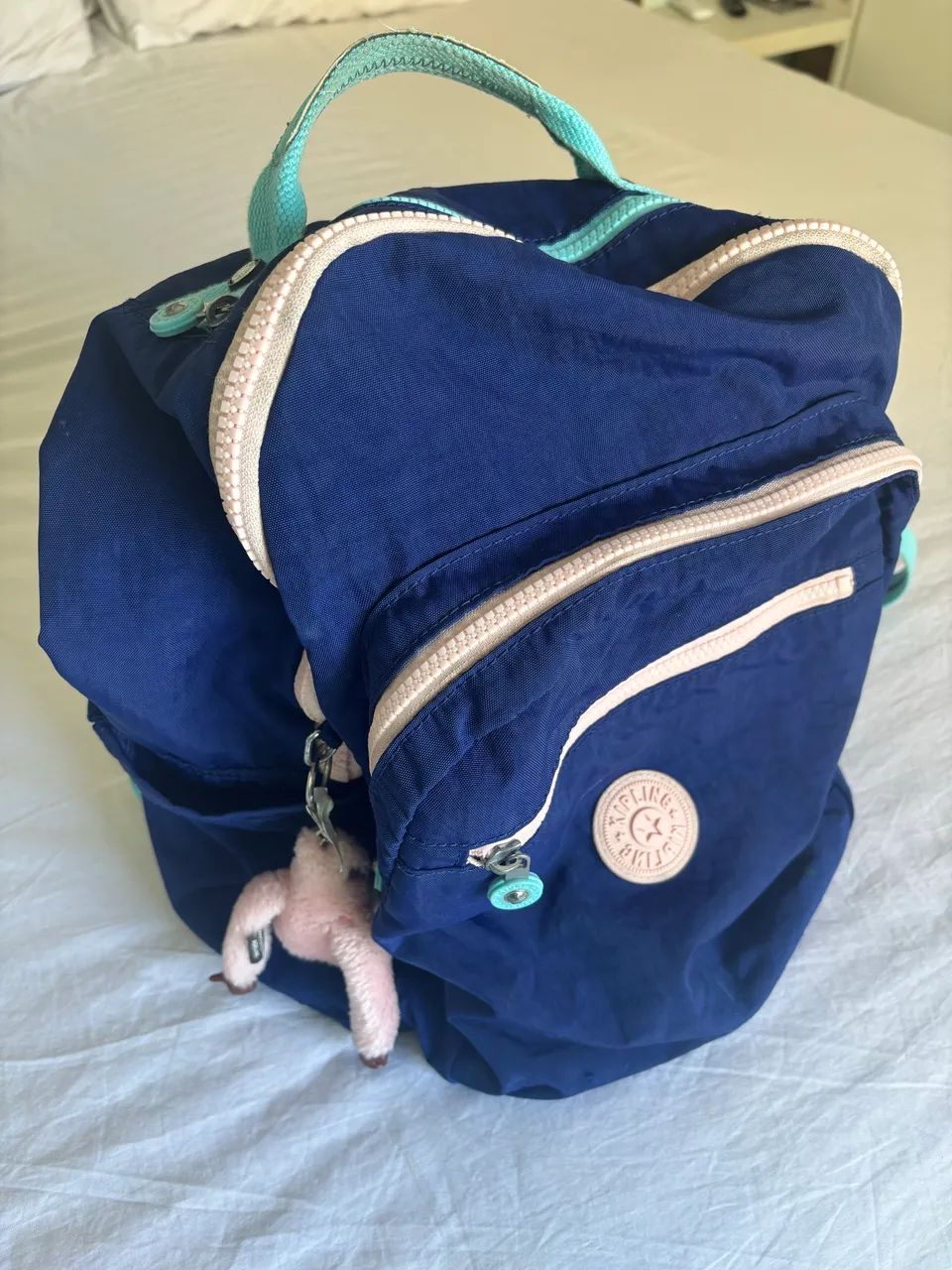 Mochila Kipling azul - Foto 2