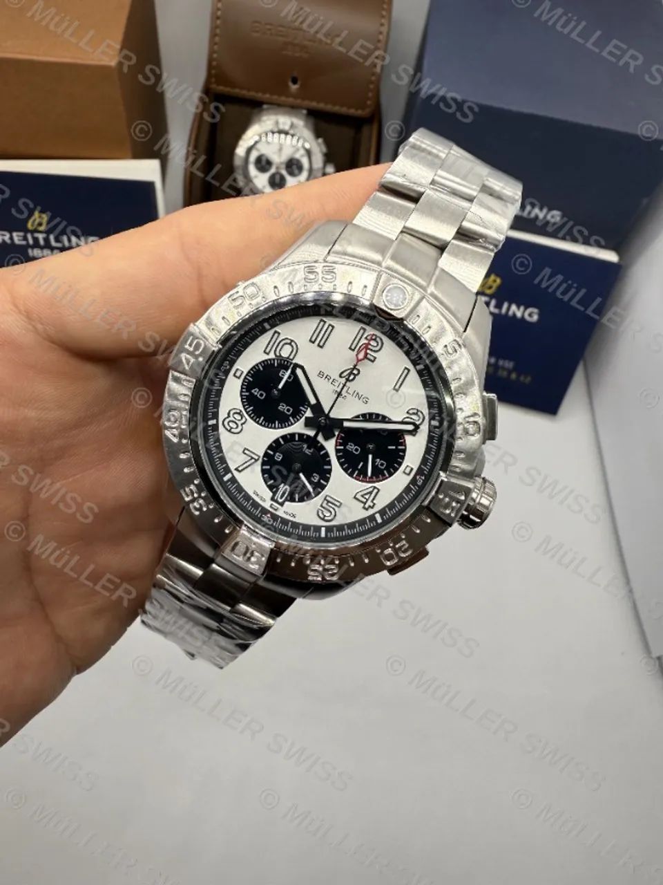 Relógio Breitling Avenger 44mm Várias Cores + Caixa Completa - Foto 4