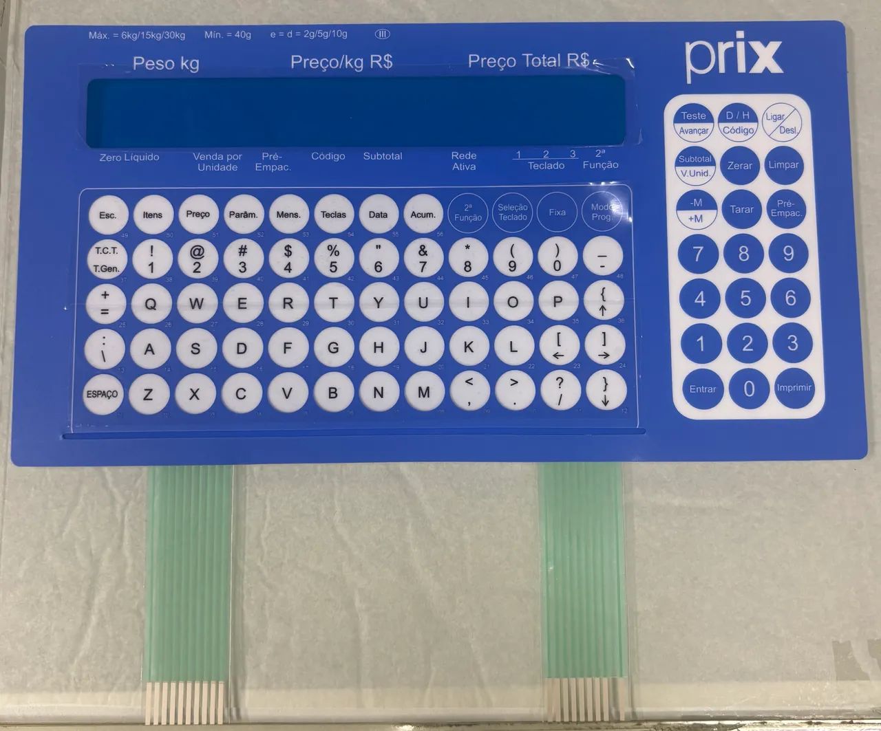 Teclado de Membrana Prix 4 Plus Azul 