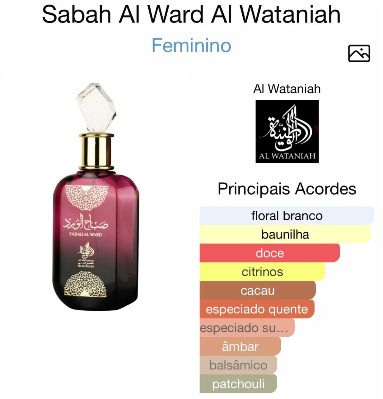 Perfume Sabah al ward 100ml Original  - Foto 2