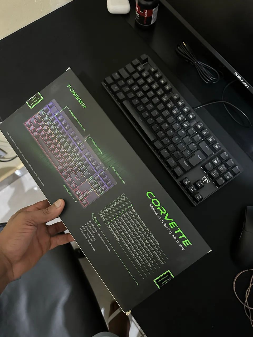 Teclado redragon corvete 
