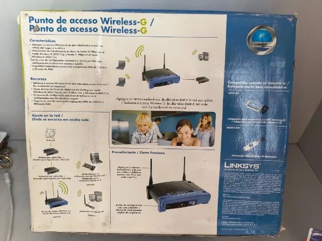 Lt 055 Ponto De Acesso Wireless-G Linksys  - Foto 2