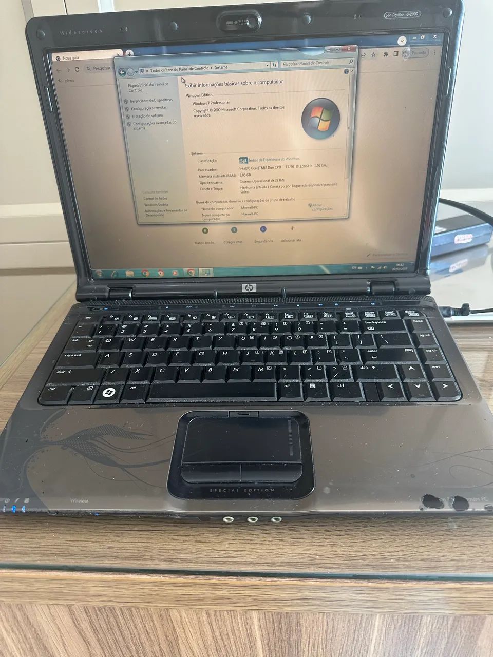 Laptop Special Edition HP Pavilion dv2000  2GB - Foto 2