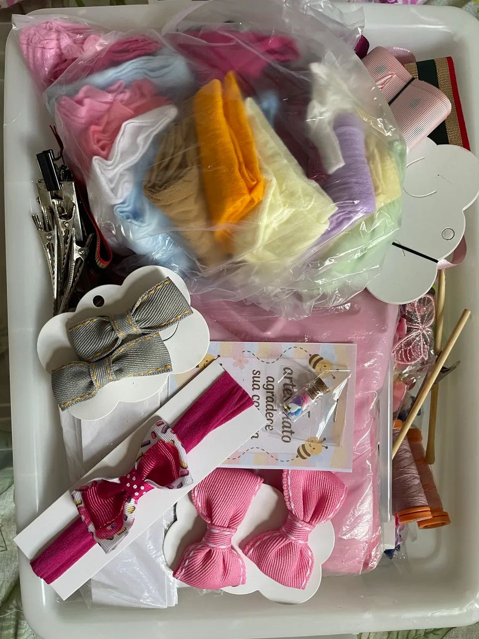 Kit completo para fazer laços  - Foto 5