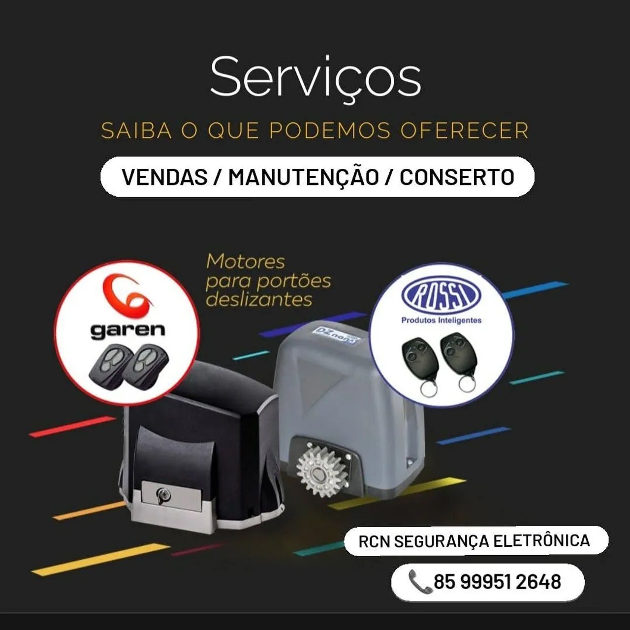 Placas para motor de portão 