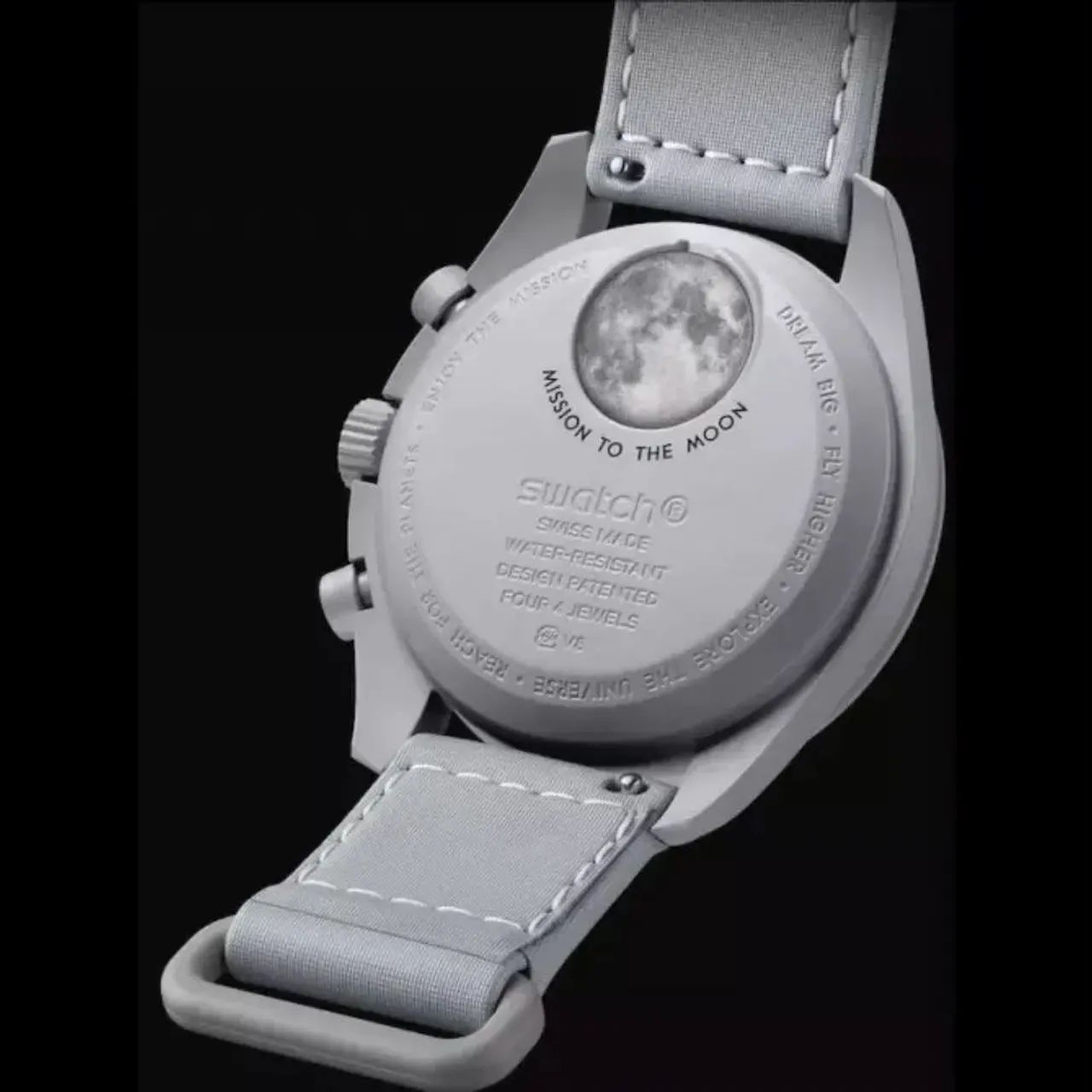 Relógio omega pulseiras de velcro material em plástico com cores minimalista - Foto 3
