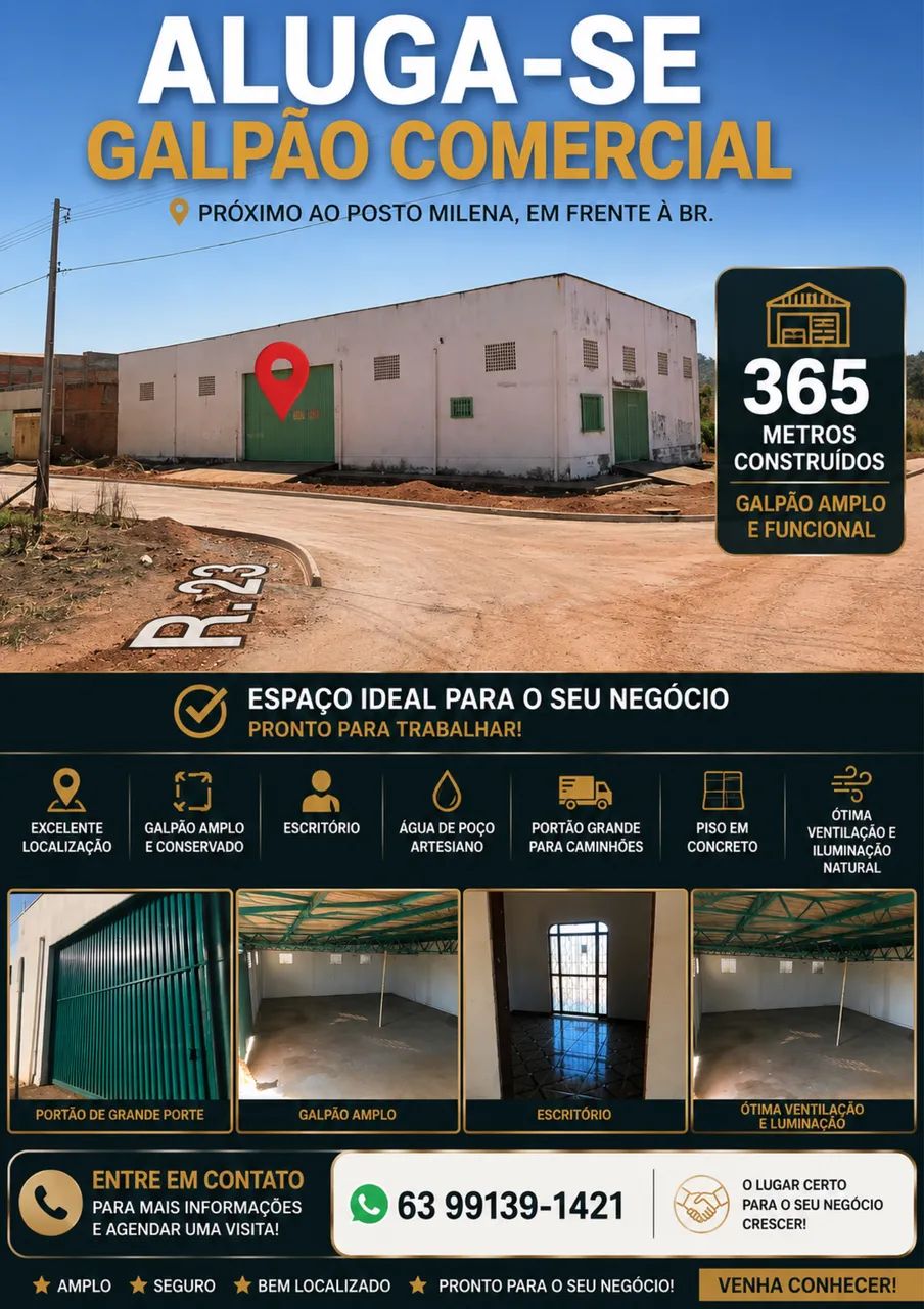 Galpao Enfrente a Br 153 - Foto 5