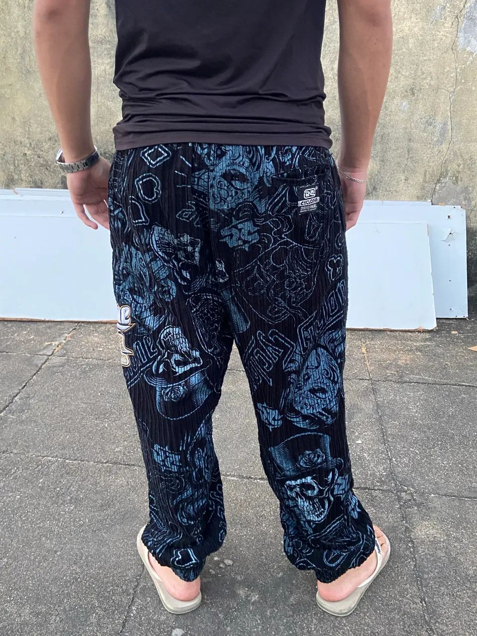 Calça Veludo Cyclone Mask Skull - Original & Limitado - Foto 3