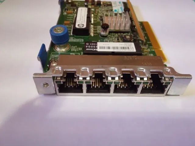 Excelente Placa de Rede HP 4 Portas Gigabit PCIe