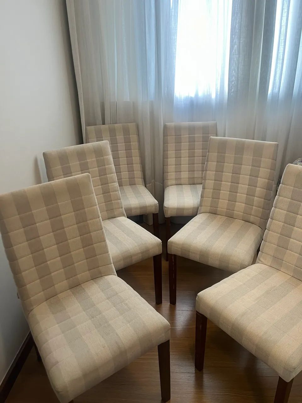 Lote 6 cadeiras estofadas para reformar  - Foto 4