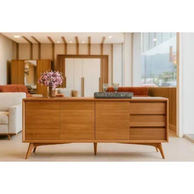 Buffet Vertex 3 Portas 1,80m 100% MDF  Produto Novo!! Pronta Entrega!! - Foto 3