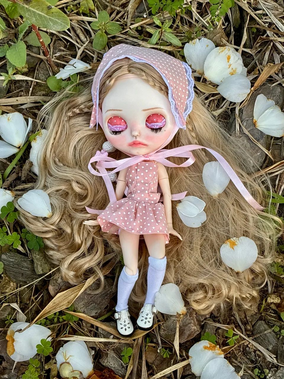 Boneca Blythe customizada - poá lover
