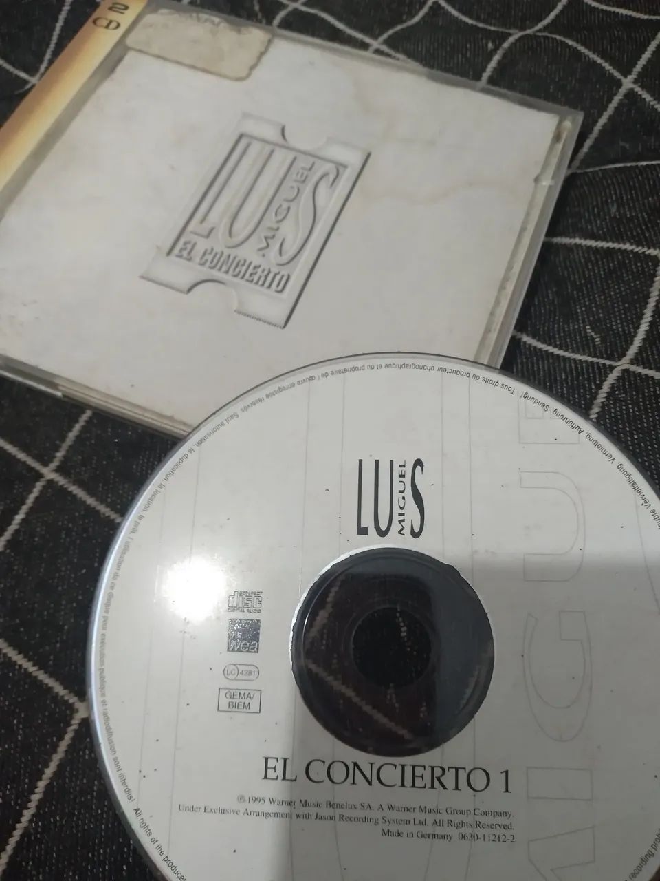 CD duplo Luis Miguel El concierto