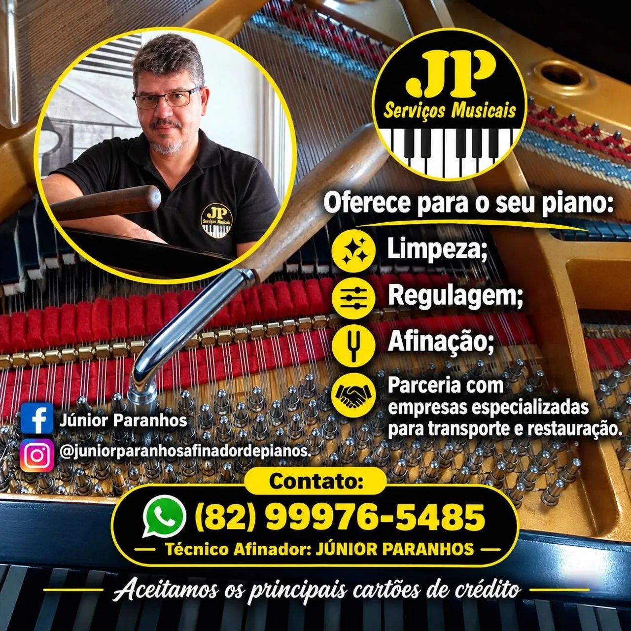 Manutenção e Afinação de Pianos