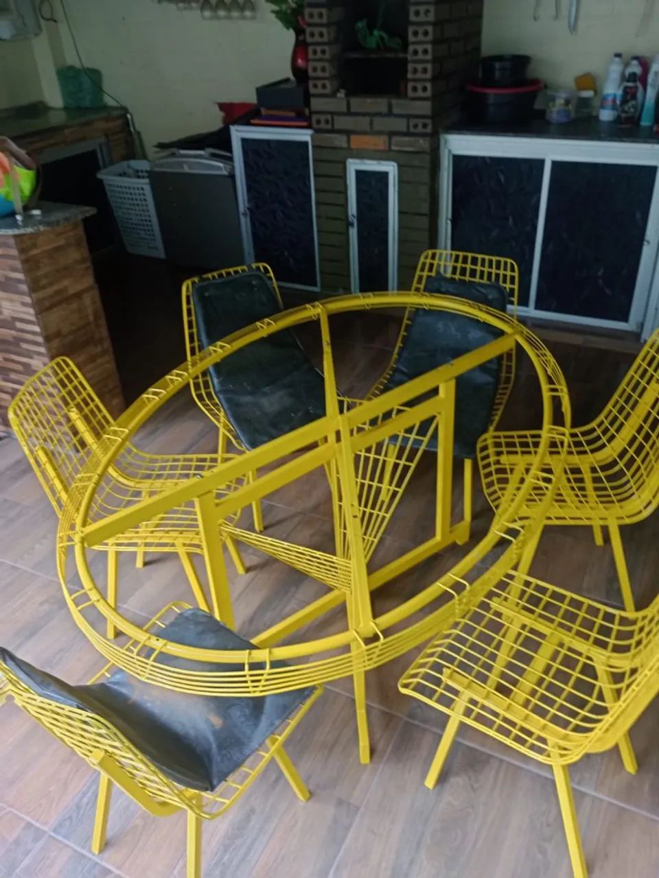 Mesa de vidro com cadeiras  - Foto 4