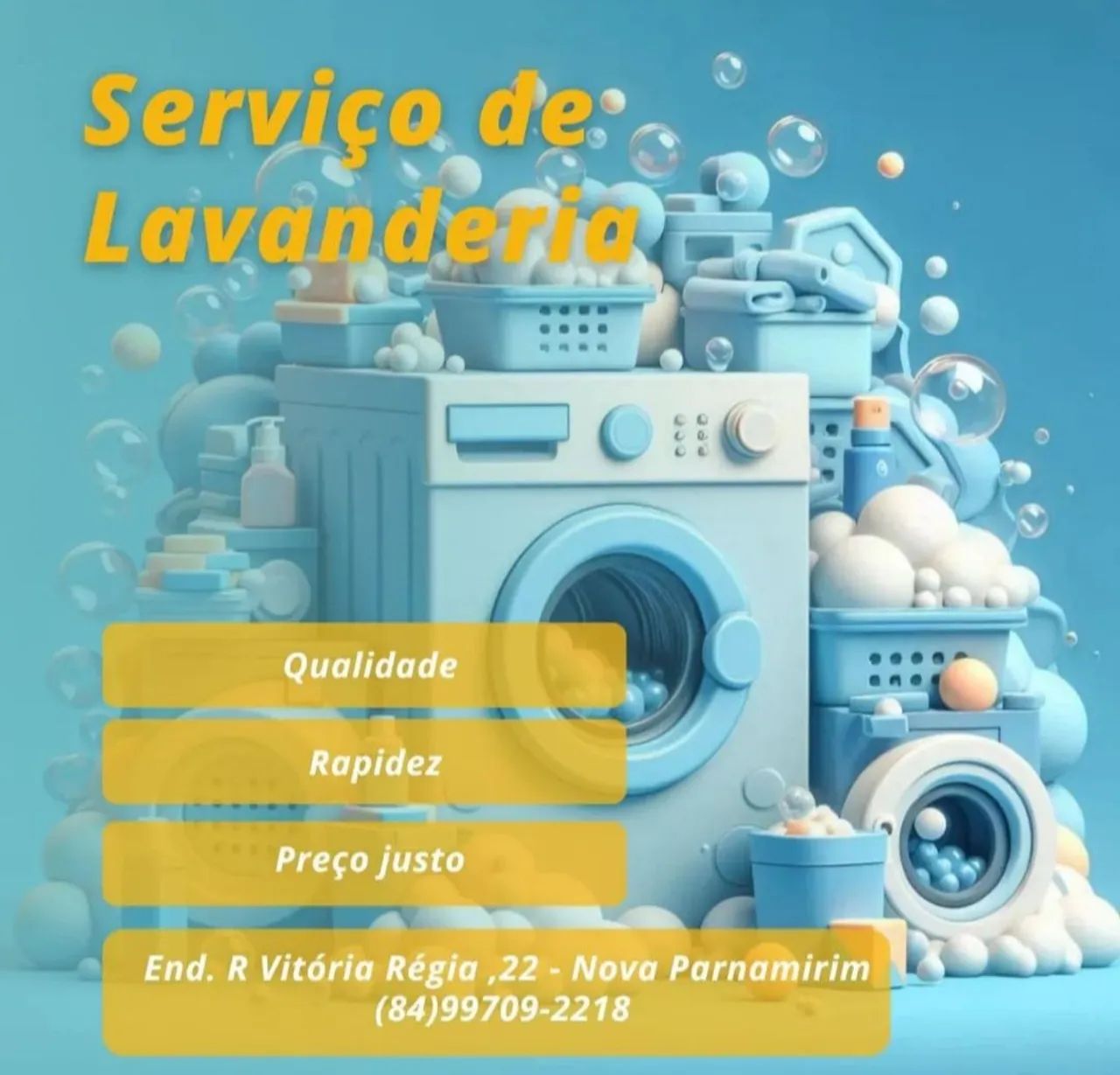 Lavanderia em Nova Parnamirim 