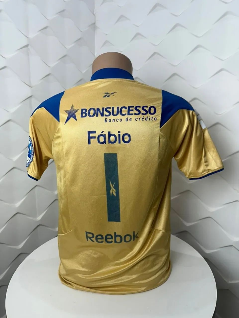 Camisa Cruzeiro Original 2009 Goleiro Fábio Dourada - Foto 2