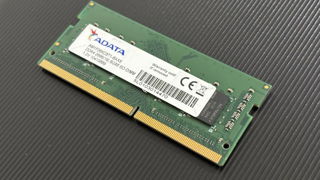 Memória ram 8gb ddr4 de 2666 ( seminov ) Adata 