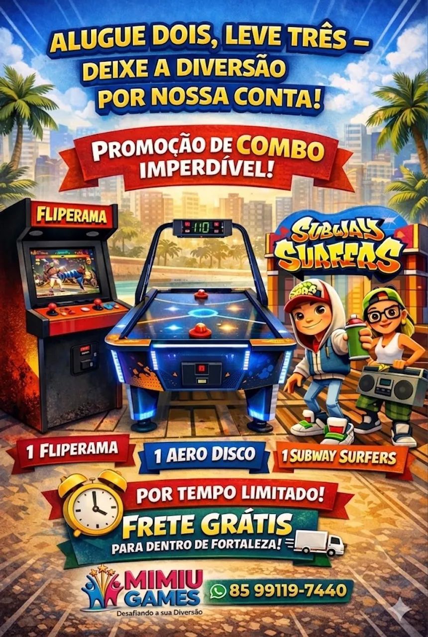 Aluguel e Venda de máquina de fliperama e jogos - Foto 2