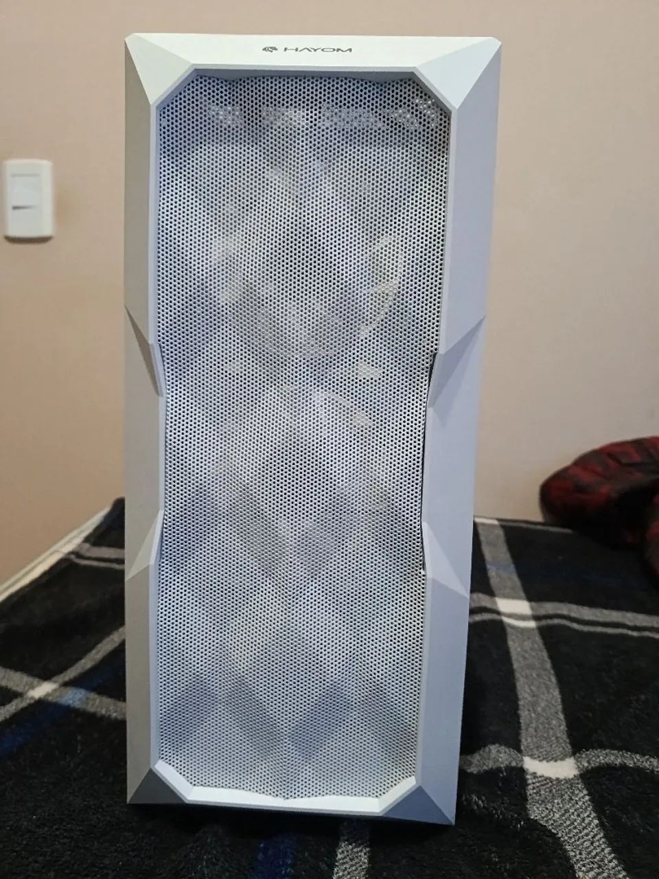 Gabinete gamer branco com 3 FANS  - Foto 5