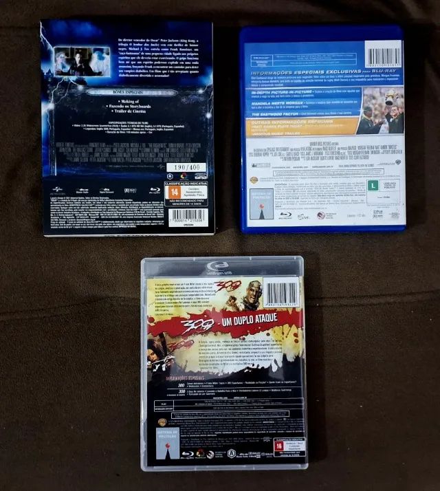 Blu-rays 300, 300: A Ascensão do Império, Os Espíritos e Invictus - Foto 5