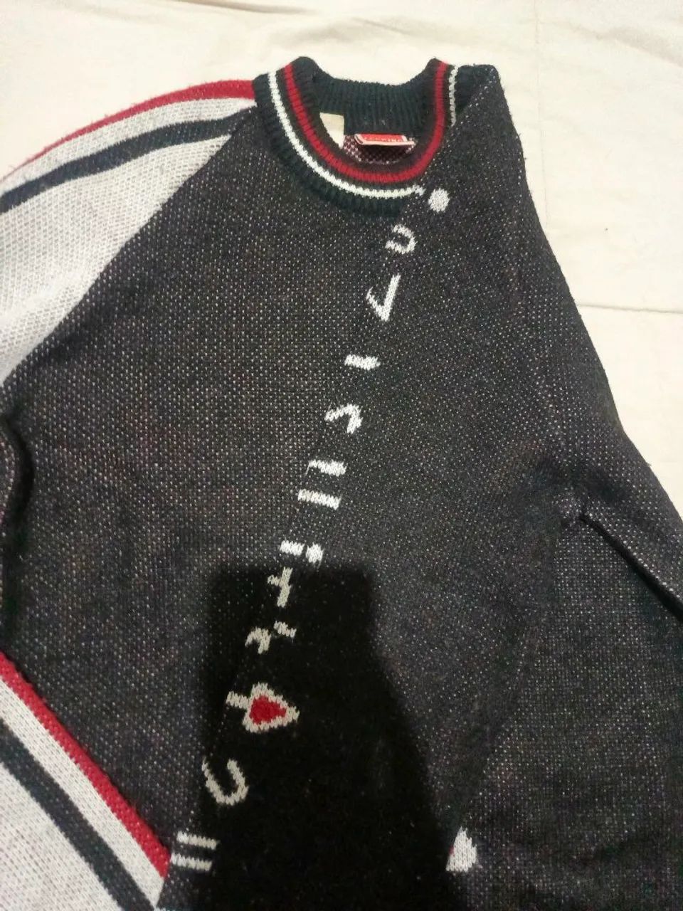Blusa masculina de lã vintage  - Foto 5