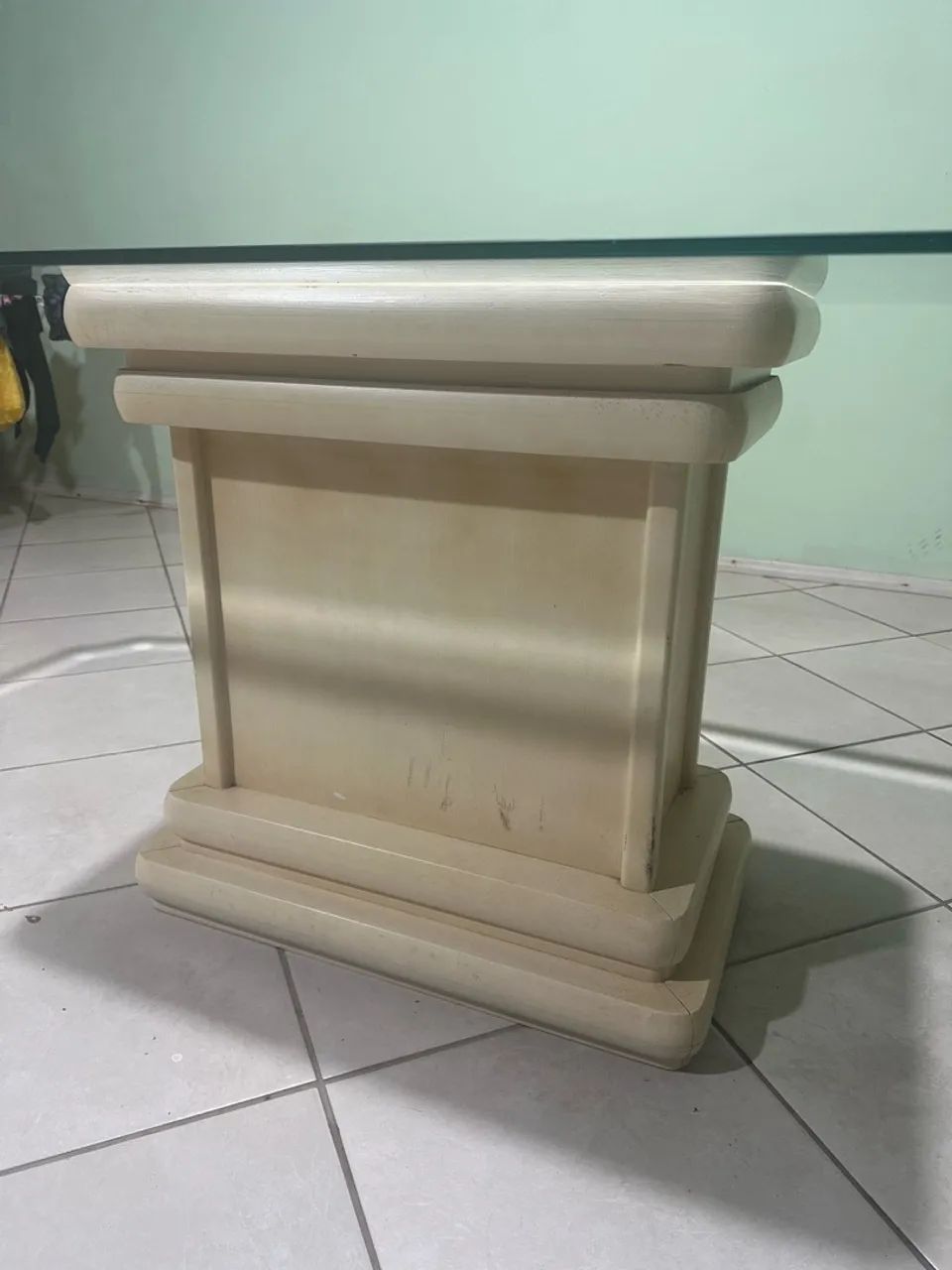 Mesa usada - vidro grande - Foto 3