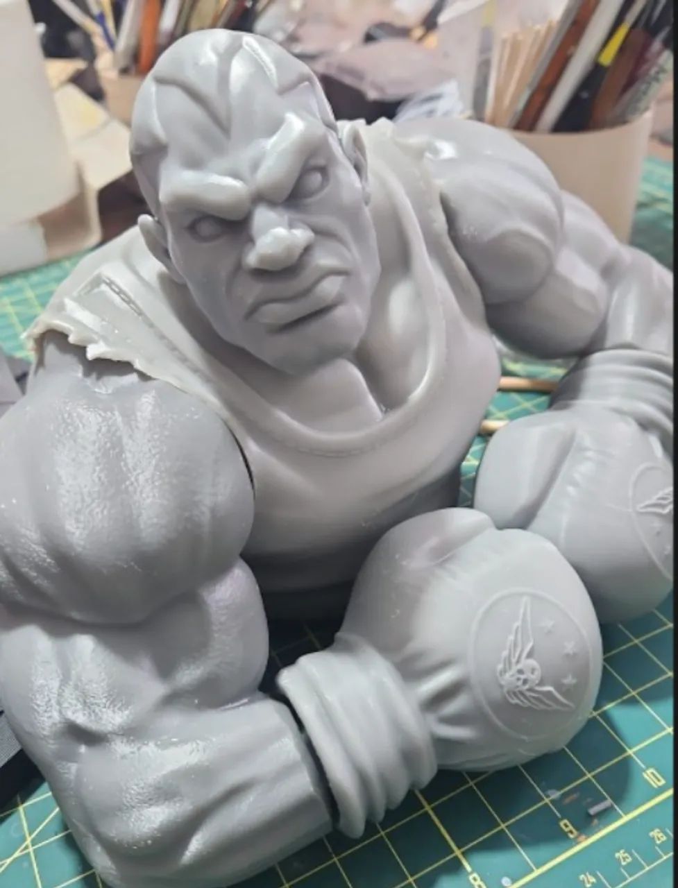 BALROG SCALA 1/5   ( SEM PINTURA )  PARA VC MESMO PINTAR - Foto 2