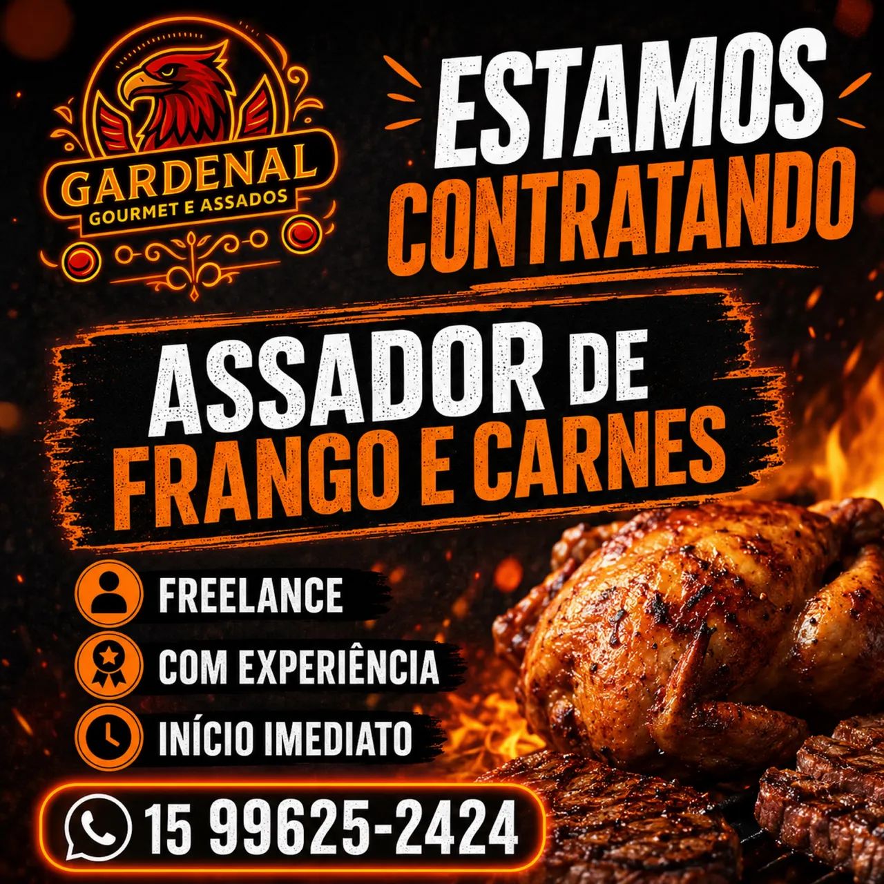 Assador de Frango e Carnes