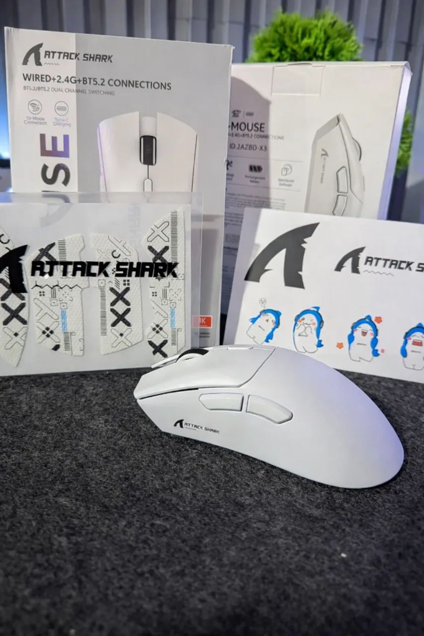 MOUSE R1 SHARK ATTACK - ENTREGA GRÁTIS