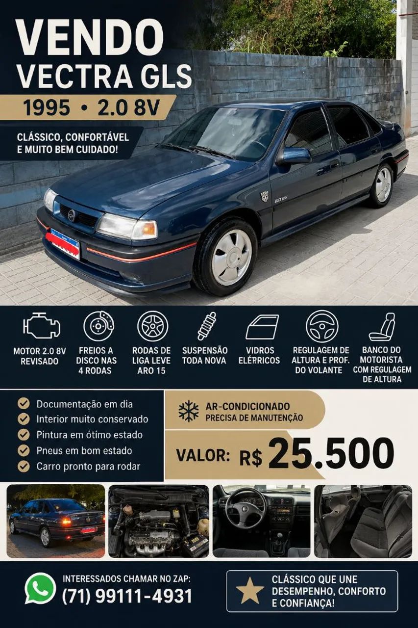 Chevrolet Vectra GLS/expres.2.2/ 2.0 E 2.0 CD 8V 1995