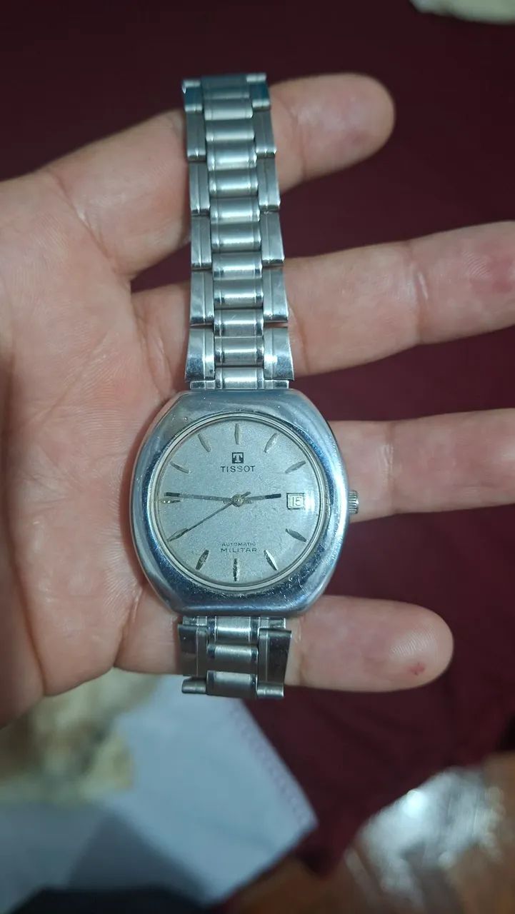 Vendo Relógio tissot automático militar original funcionando perfeitamente  - Foto 2