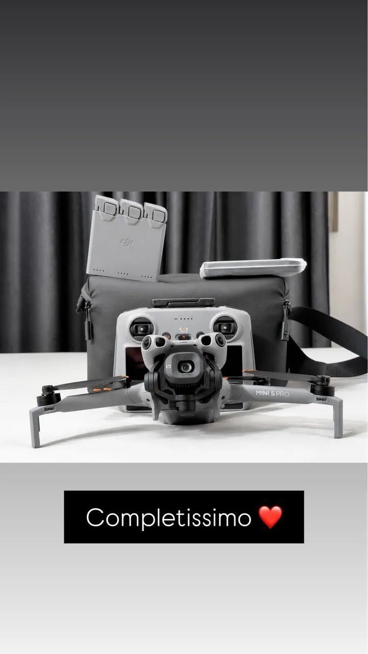 DJI Mini 5 Pro Combo | Com Tela | Nota Fiscal | Garantia Até 2027 No Brasil  - Foto 4